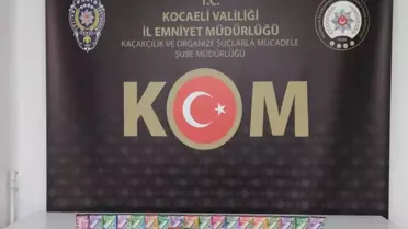 Kocaeli'de 2 Ton Kaçak Tütün Ele Geçirildi