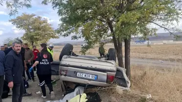 Yozgat'ta trafik kazası: 1 ölü, 1 yaralı