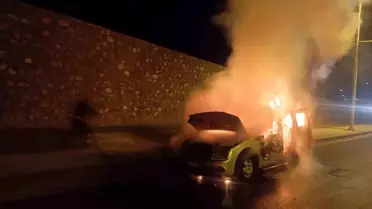 Battalgazi'de Araç Yangını Paniğe Neden Oldu