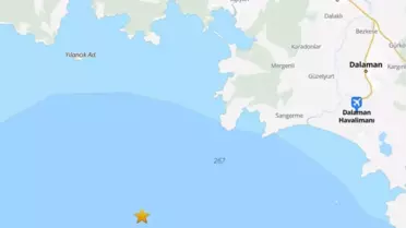 Muğla'da 4.5 Büyüklüğünde Deprem