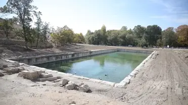 Roma Havuzu'ndaki Kazı Çalışmaları