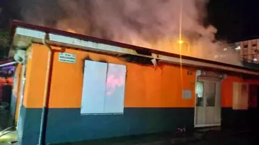 Nazilli'de Okul Kantininde Yangın Çıktı, Facia Önlenmiş Olabilir