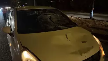 Kütahya'da Otomobilin Çarptığı Yaya Ağır Yaralandı