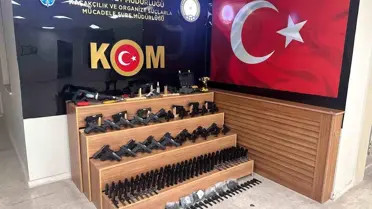 Şanlıurfa'da Silah Operasyonu: 37 Ruhsatsız Silah Ele Geçirildi
