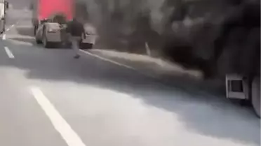 Şile'de Hafriyat Kamyonu Yangını