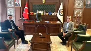 Başsavcı Büyükyurt'tan Belediye Başkanı Pervanlar'a Ziyaret