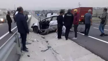 Edirne'de Kaza: 2 Yaralı