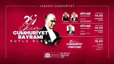 Beşiktaş'ta Cumhuriyet Bayramı Coşkusu