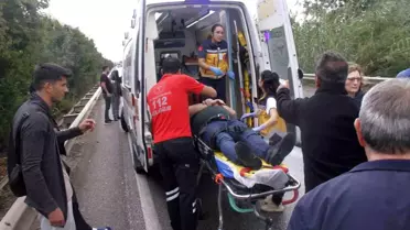 Antalya'da Zincirleme Kaza: 2 Turist Yaralandı