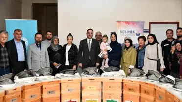 Başiskele'de Arıcılık Eğitimini Tamamlayan Kursiyerlere Malzeme Desteği Sağlandı