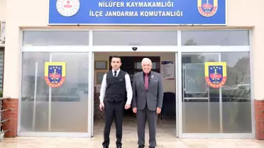 Nilüfer Belediye Başkanı Özdemir, Jandarma Komutanı Önderışık'ı Ziyaret Etti