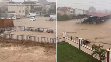 Bir ilimiz sele teslim! Yollar göle döndü, vatandaşlar önlem almayan belediyeye tepkili