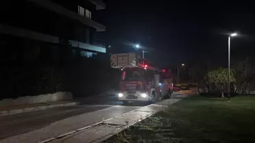 Gaziemir'de Apartman Yangını