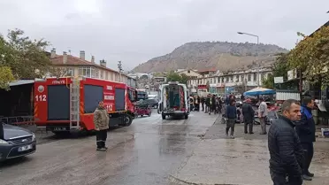 Tosya'da İş Yerinde Yangın: 2 Yaralı