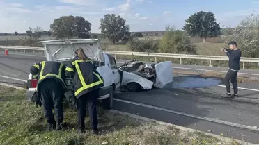 Kırklareli'nde Kaza: 4 Yaralı