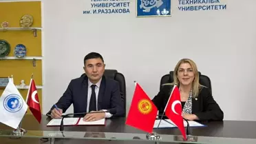 KLÜ Rektörü Kırgızistan'da İşbirliği Görüşmeleri Yaptı