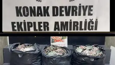 İzmir'de Uyuşturucu Operasyonu: 42.500 Hap Ele Geçirildi