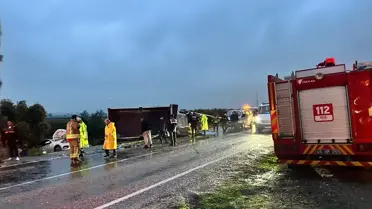 Alaşehir'de Trafik Kazası: 2 Ölü, 3 Yaralı
