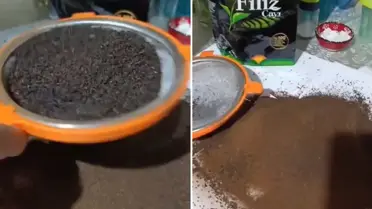 Marketten aldığı çayı eleyen vatandaş isyan etti: Bize çamur içiriyorlar