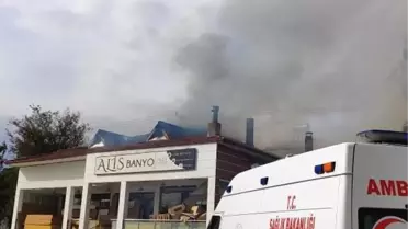 Samsun'da Mobilya Dükkanında Yangın Çıktı