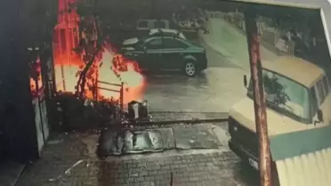 Tosya'da Oto Tamir Servisinde Yangın: Usta ve Çırak Yaralandı