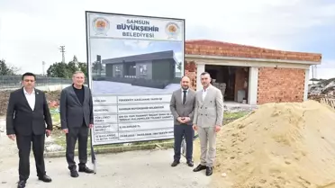 Tekkeköy'de Gasilhane Projesi İlerlemede