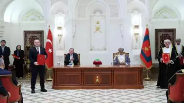 Türkiye ve Umman arasında 16 belge imzalandı