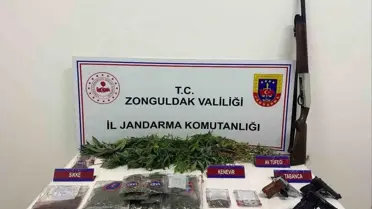 Zonguldak'ta Uyuşturucu ve Tarihi Sikke Operasyonu