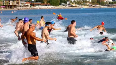 34. Alanya Triatlonu Renkli Görüntülerle Başladı