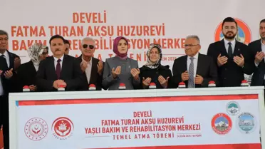 Yaşlılar için Yeni Huzurevi Temeli Atıldı