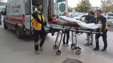 Beyşehir'de İnşaat İşçisi Düşerek Yaralandı