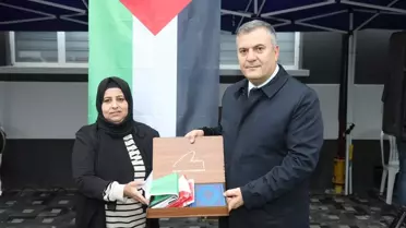 Çubuk'ta Filistinli Ailelerle Dayanışma