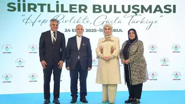 Cumhurbaşkanı Erdoğan'ın eşi Emine Erdoğan, 'Siirtlilerle Buluşma' programında konuştu Açıklaması
