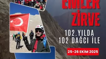 Cumhuriyet Coşkusu Aladağlar'da Zirveye Taşınıyor