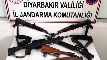 Diyarbakır'da Silah Operasyonu: 6 Gözaltı