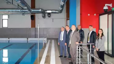 Aydın Gençlik ve Spor İl Müdürü Yüzme Havuzu'nda İncelemelerde Bulundu