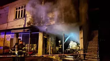 Lüleburgaz'da Ekmek Fırını Yangını