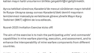 Nusret-2025 Tatbikatı Başladı