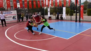Siirt'te 4. 3x3 Sokak Basketbol Turnuvası Başladı