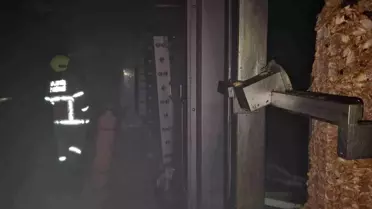 Susurluk'ta Fabrikada Yangın Paniği