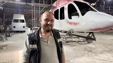Ümit Marangoz'dan Helikopter Maketi