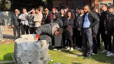 NKÜ Öğrencileri Perinthos Antik Kenti'ni Ziyaret Etti