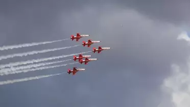 Türk Yıldızları Edirne'de Test Uçuşu Yaptı