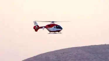 470 gramlık bebek helikopter ambulansla Van'a nakledildi