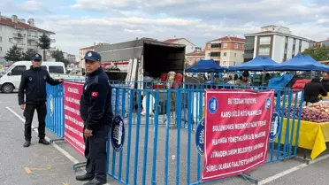 İki Pazarcının Tezgahı Kapatıldı