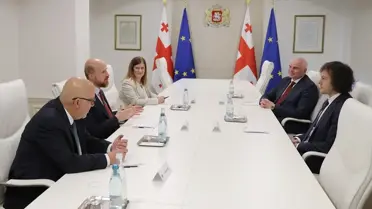 Erdoğan Gürcistan'da Görüşmelerde Bulundu