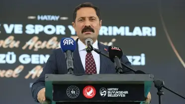 Gençlik ve Spor Bakanı Bak, Hatay'da toplu açılış ve temel atma töreninde konuştu Açıklaması