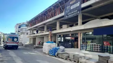 Karapınar'da İnşaat İşçisi Düşerek Yaralandı