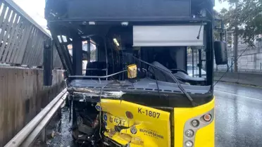 Kadıköy'de Alkollü Otobüs Kazası: 2 Yaralı