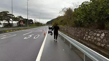 Zonguldak'ta Kaza: Kontrolden Çıkan Araç Bariyere Çarptı